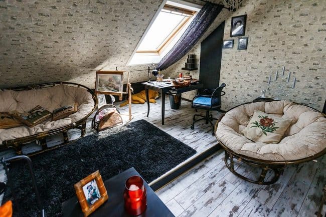 Curtains on the Skylights