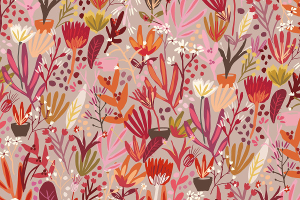 Fall Floral Wallpaper