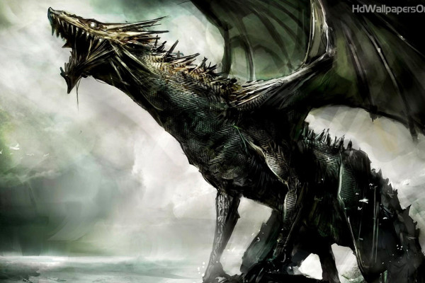 Black Dragon Wallpaper