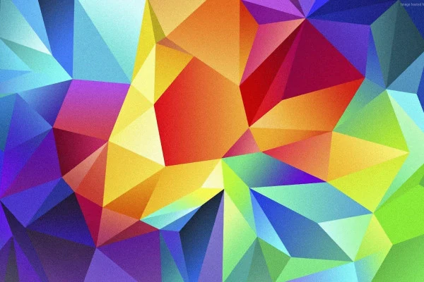 Colorful Polygon Wallpaper