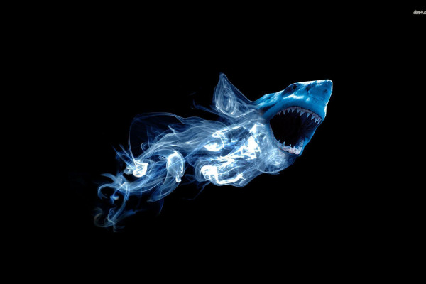 Abstract Shark Wallpaper