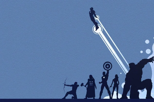 Minimalist Avengers Wallpaper