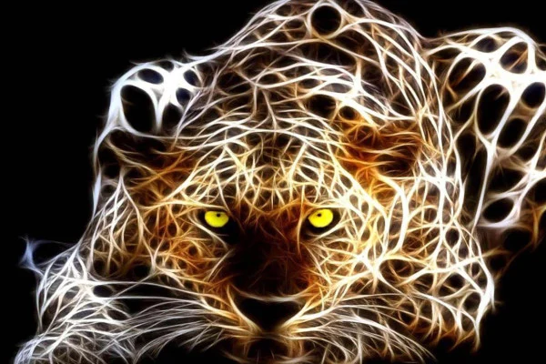Neon Animals Wallpaper