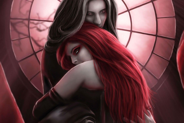 Vampire Love Wallpaper